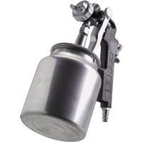Farbspritzpistole mit Oberbecher – Pneumatisch - 750 cc – Max. 6 bar – Einstellbare Sprühleistung - Ferm von Ferm