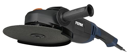 FERM Winkelschleifer 2500W - 230mm - Sicherheitsschalter - Soft-Start - Verstellbare Seitengriff - Soft Griff FERM Winkelschleifer 2500W - 230mm - Sicherheitsschalter - Soft-Start - Verstellbare Seitengriff - Soft Griff von Ferm