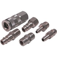 Druckluft-Kupplungensatz 6-Tlg von Ferm