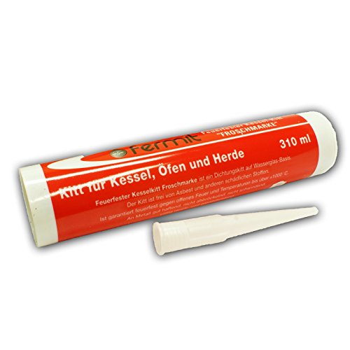 Fermit - Feuerfester Kesselkitt - Froschmarke 310 ml, kleber von Fermit