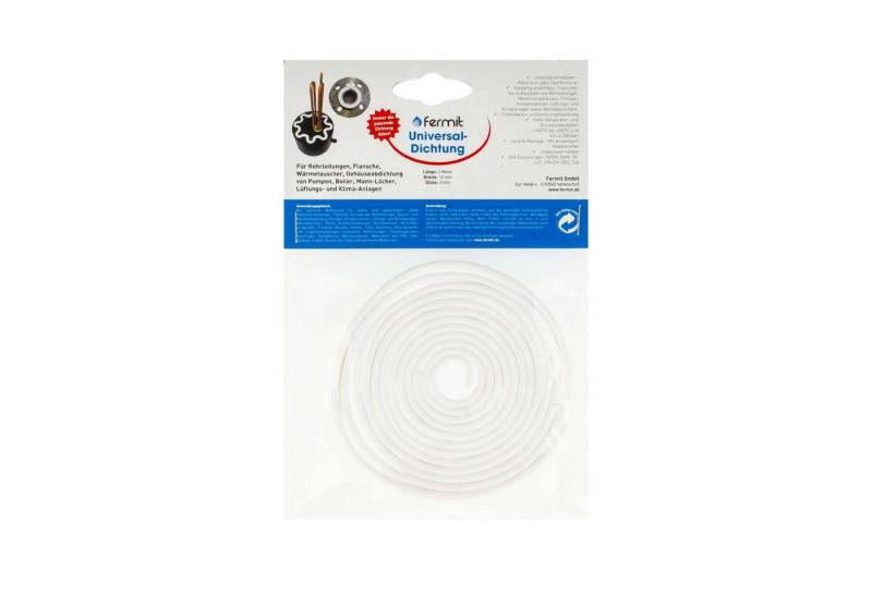 Fermit Gewindedichtband Abdichtungsband + 260°C - 200 bar selbstklebend, 10 x 3 mm, Länge 2 m von Fermit
