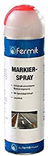 Fermit Markierspray 500ml Markierung Spray Leuchtrot von Fermit