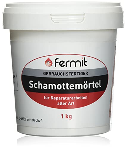 Fermit Schamottemörtel 1kg feuerfest Kleber Mörtel Schamottmörtel von Fermit