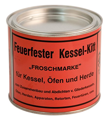 Feuerfester Kesselkitt Froschmarke 1 kg Dose von Fermit