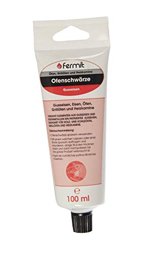 Fermit Ofenschwärze 11500 100 ml Tube, Schwarz von Fermit