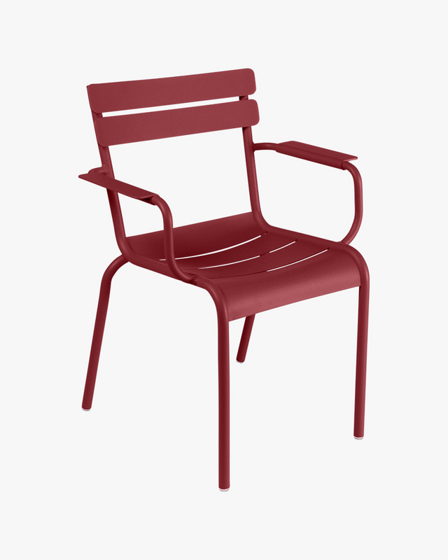 B-Ware Fermob Luxembourg Sessel Stuhl Gartenstuhl Outdoorstuhl Metallstuhl Chili 676 von Fermob