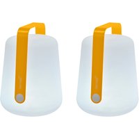Fermob - Balad Akku LED-Leuchte, H 25 cm, honig (2er-Set) von Fermob