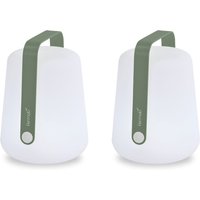 Fermob - Balad Akku LED-Leuchte, H 25 cm, kaktus (2er-Set) von Fermob