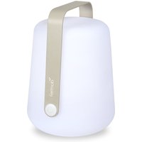 Fermob - Balad Akku LED-Leuchte, H 25 cm, lehmgrau von Fermob