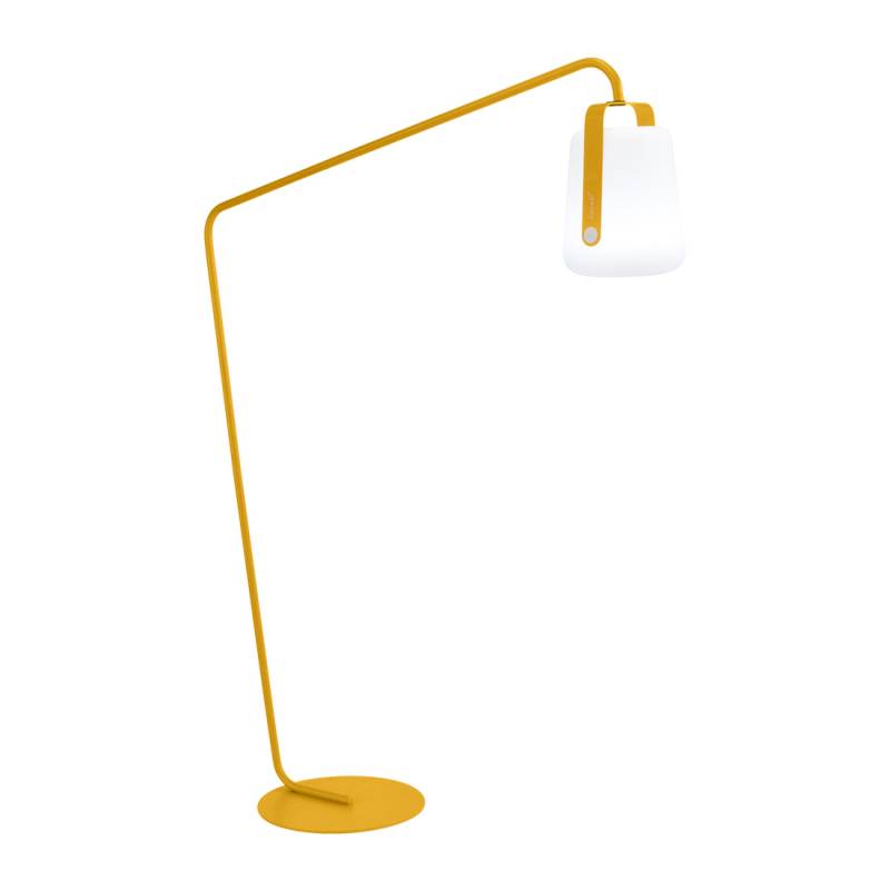 Fermob - Balad Standfuß groß mit LED Akkuleuchte H 38cm - honig/glatt/LxBxH 128x44x190cm/inkl. USB Kabel von Fermob