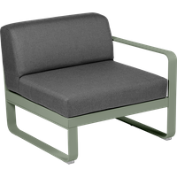 Fermob Bellevie 1 Sitzer Lounge Modul Rechts Aluminium von Fermob