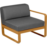Fermob Bellevie 1 Sitzer Lounge Modul Rechts Aluminium von Fermob