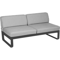 Fermob Bellevie 2 Sitzer Lounge Modul Mitte Aluminium von Fermob