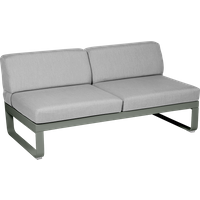 Fermob Bellevie 2 Sitzer Lounge Modul Mitte Aluminium von Fermob