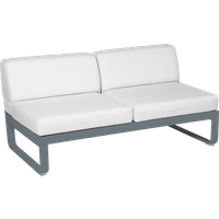 Fermob Bellevie 2 Sitzer Lounge Modul Mitte Aluminium von Fermob