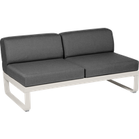 Fermob Bellevie 2 Sitzer Lounge Modul Mitte Aluminium Fermob Bellevie 2 Sitzer Lounge Modul Mitte Aluminium von Fermob