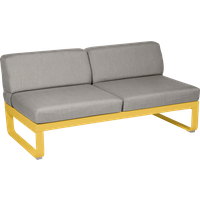 Fermob Bellevie 2 Sitzer Lounge Modul Mitte Aluminium von Fermob