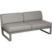 Fermob Bellevie 2 Sitzer Lounge Modul Mitte Aluminium von Fermob