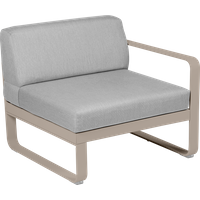 Fermob Bellevie 2 Sitzer Lounge Modul Rechts Aluminium Fermob Bellevie 2 Sitzer Lounge Modul Rechts Aluminium von Fermob