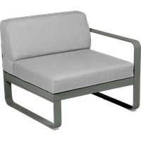 Fermob Bellevie 2 Sitzer Lounge Modul Rechts Aluminium Fermob Bellevie 2 Sitzer Lounge Modul Rechts Aluminium von Fermob