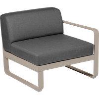 Fermob Bellevie 2 Sitzer Lounge Modul Rechts Aluminium von Fermob