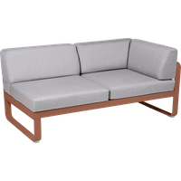 Fermob Bellevie 2 Sitzer Lounge Modul Rechts Aluminium Fermob Bellevie 2 Sitzer Lounge Modul Rechts Aluminium von Fermob