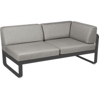 Fermob Bellevie 2 Sitzer Lounge Modul Rechts Aluminium Fermob Bellevie 2 Sitzer Lounge Modul Rechts Aluminium von Fermob