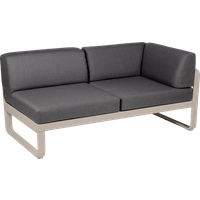 Fermob Bellevie 2 Sitzer Lounge Modul Rechts Aluminium Fermob Bellevie 2 Sitzer Lounge Modul Rechts Aluminium von Fermob