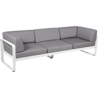 Fermob Bellevie Club 3-Sitzer Sofa Aluminium von Fermob
