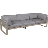 Fermob Bellevie Club 3-Sitzer Sofa Aluminium von Fermob