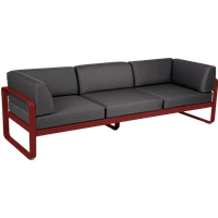 Fermob Bellevie Club 3-Sitzer Sofa Aluminium von Fermob