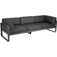 Fermob Bellevie Club 3-Sitzer Sofa Aluminium Fermob Bellevie Club 3-Sitzer Sofa Aluminium von Fermob