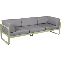 Fermob Bellevie Club 3-Sitzer Sofa Aluminium von Fermob
