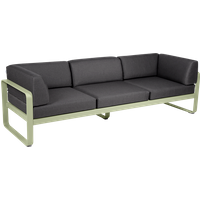 Fermob Bellevie Club 3-Sitzer Sofa Aluminium Fermob Bellevie Club 3-Sitzer Sofa Aluminium von Fermob
