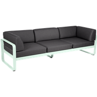 Fermob Bellevie Club 3-Sitzer Sofa Aluminium von Fermob