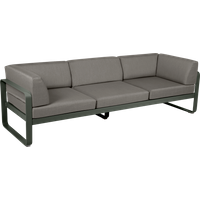 Fermob Bellevie Club 3-Sitzer Sofa Aluminium von Fermob