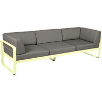Fermob Bellevie Club 3-Sitzer Sofa Aluminium von Fermob