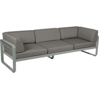 Fermob Bellevie Club 3-Sitzer Sofa Aluminium von Fermob