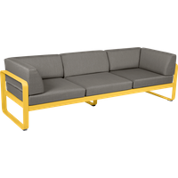 Fermob Bellevie Club 3-Sitzer Sofa Aluminium von Fermob