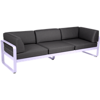 Fermob Bellevie Club 3-Sitzer Sofa Aluminium von Fermob