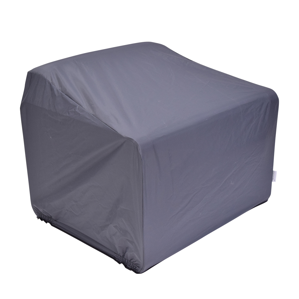 Fermob - Bellevie Outdoor-Sessel Schutzhülle - kohle/UV-beständig/wasserabweisend/reißfest/LxBxH 85x75x71cm von Fermob