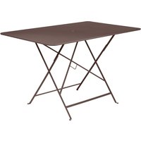 Fermob - Bistro Klapptisch, rechteckig, 117 x 77 cm, rost von Fermob