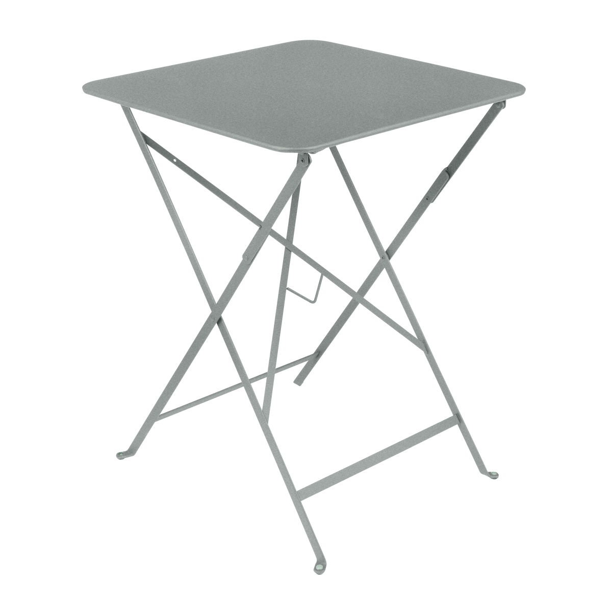 Fermob - Bistro Klapptisch 57x57cm - lapilligrau/texturiert/LxBxH 57x57x74cm/UV-beständig von Fermob