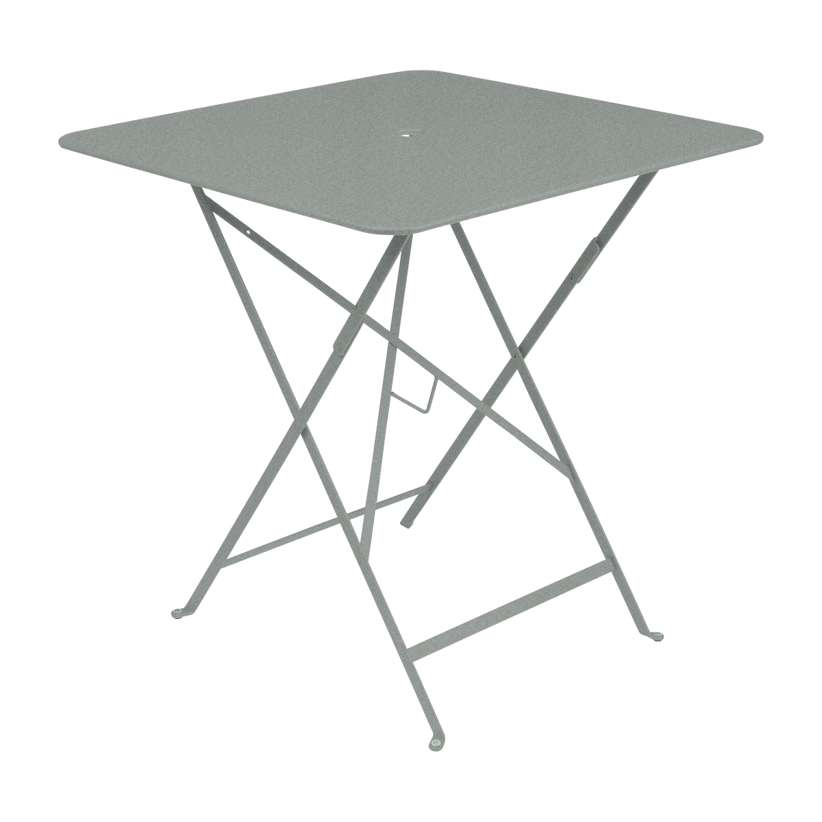 Fermob - Bistro Klapptisch 71x71cm - lapilligrau/texturiert/LxBxH 71x71x74cm/UV-beständig von Fermob