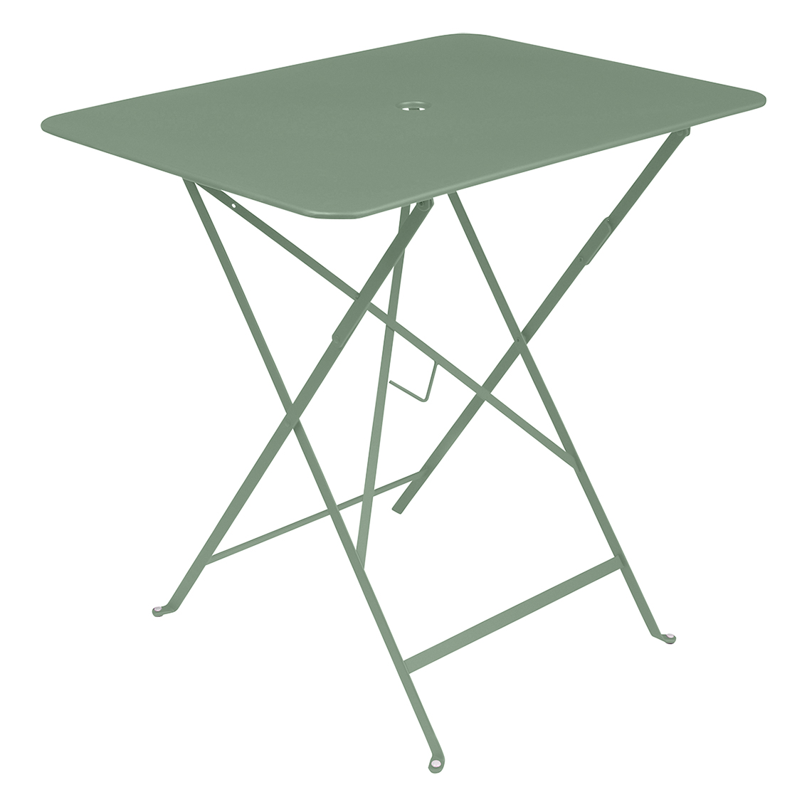 Fermob - Bistro Klapptisch 77x57cm - kaktus/texturiert/LxBxH 77x57x74cm/UV-beständig von Fermob