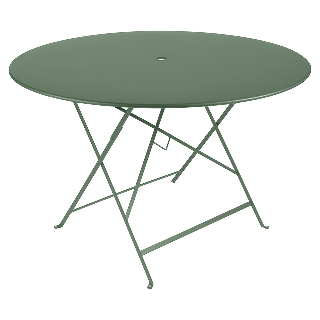 Fermob - Bistro Klapptisch Ø117cm - kaktus/texturiert/H 74cm  / Ø 117cm/UV-beständig von Fermob