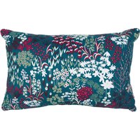 Fermob - Bouquet Sauvage Outdoor Kissen, 44 x 68 cm, acapulcoblau von Fermob