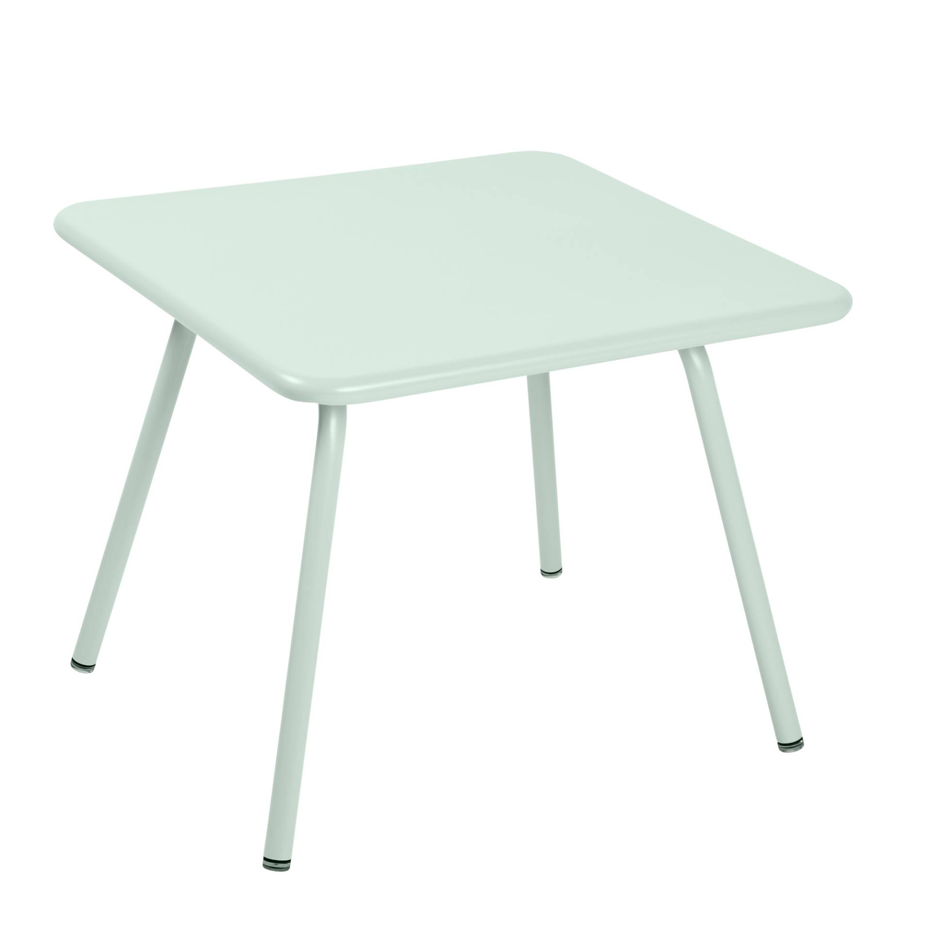 Fermob - Luxembourg Kid Kindertisch 57,5x57,5cm - gletscherminze/texturiert/LxBxH 57,5x57,5x47cm/UV-beständig von Fermob