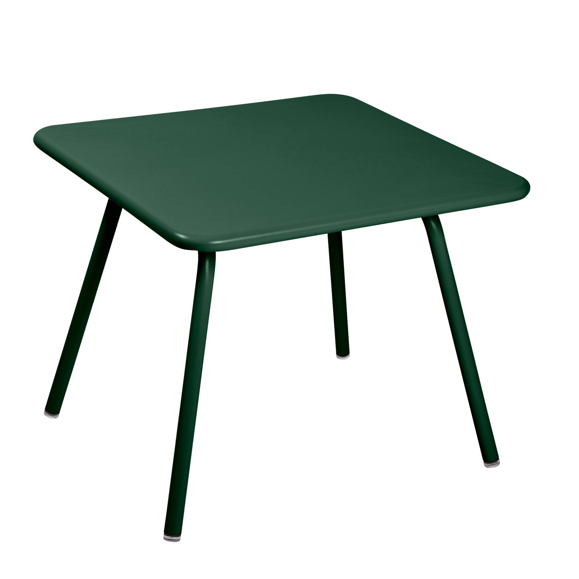 Fermob - Luxembourg Kid Kindertisch 57,5x57,5cm - zederngrün/texturiert/LxBxH 57,5x57,5x47cm/UV-beständig von Fermob