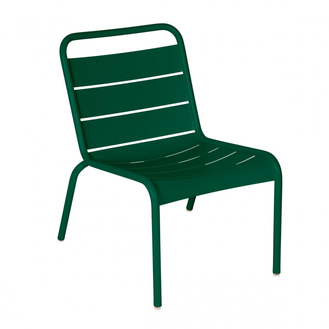 Fermob - Luxembourg Lounge Stuhl - zederngrün/texturiert/BxHxT 58x74x73cm/UV-beständig von Fermob